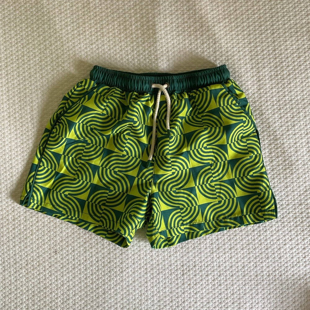 Colorful Patterned Swim Shorts Set - Picture 5 of 8